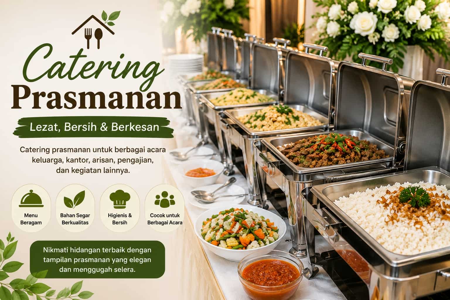 Catering Prasmanan Premium Tangerang - Hidangan Elegan untuk Acara Pernikahan dan Event